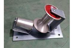 China 10KN Aluminum Wire Pulling Rollers , One Way Structure Cable Pulling Roller supplier