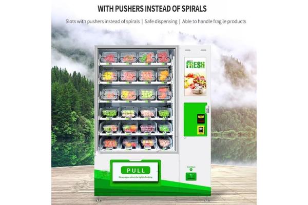 Automatic Elevator Vending Machine Salad Fruit Smooth Delivery For Hotel