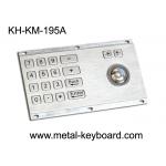 Metallic Anti - vandal Kiosk Digital Keyboard with Integrated Trackball IP65 Rate for sale