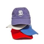 3d Puff Washed Cotton Unstructured Baseball Caps / Metal Buckle Dad Hats for sale