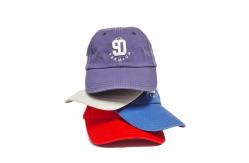 China Plain Pattern 6 Panel Stone Washed Baseball Hat / Recycled Baseball Caps supplier