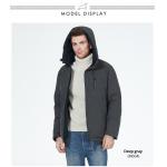 Dark Light Collided Casual Winter Jacket Business Casual Coat Two Faced