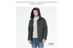 China Dark Light Collided Casual Winter Jacket Business Casual Coat Two Faced supplier