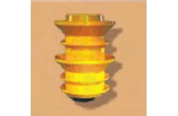 China Yellow 7 Standard Cementing Plug 122mm Top And Bottom Plug Cement supplier
