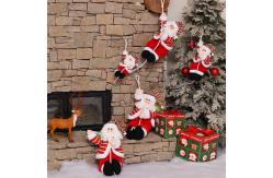 China Climbing Rope Santa Claus Toys 100% Polyester Plush Material Customized Size supplier