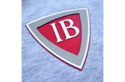China Shiny 1.2mm Silicone Heat Transfer Labels Factory Silk Printing Patch supplier