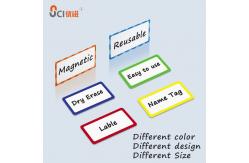 China Printable Reusable Magnetic Dry Erase Labels Removable Whiteboard Label Magnets supplier