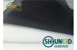 China Fusible interfacing , Double Dot Fusible Woven Interlining Fabric Pure White supplier