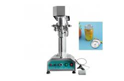 China 200mm Foil Lid Sealing Machine Tomato Tin Can Canning Machinery supplier