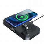 6mm Folding Wireless Charger Plastic Electroplating Alarm Clock Thick 4.5mm for sale