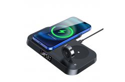 China 6mm Folding Wireless Charger Plastic Electroplating Alarm Clock Thick 4.5mm supplier