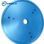 Round Aluminum Parts; Blue Oxidation; CNC Manchining;  Sand Blasting