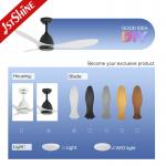 48 Inches Modern Ceiling Fan Without Led Light ABS Blade Dc Remote Control