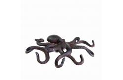 China Wall Mounted Creative Octopus Cast Iron Hat Hooks supplier