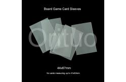 China Clear Board Game Sleeves Non Glare 44x67mm Cpp Matte Card Sleeves supplier