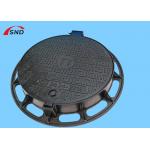 Russian Standard Round Cast Iron Manhole Cover Pressure Grade C250 for sale