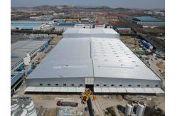 China Hot Dip Galvanized / Painted Steel Structure Warehouse Buildings Pre Engineered supplier