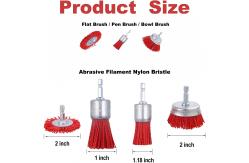 China Nylon Filament Abrasive Wire Wheel Brush Set 10 Pack supplier