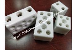 China Ceramic Thermocouple Terminal Block With Galvanized Steel Screws supplier