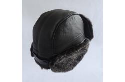 China Wholesale new design sheepskin shearling trapper sheepskin winter hat supplier