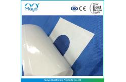 China PP SMS Sterile Field Towel Drape Fenestrated Drape With Adhesive supplier