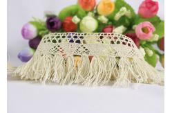 China Decorative Crochet Lace Ribbon Cotton Lace Trim For Embellishment supplier