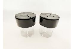 China Easy To Classify Simple Design Four Partition Plastic Spice Jar supplier