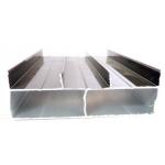 Grey / Black Aluminum Alloy Extrusion Profile Stylish Designs For Equipment Frame