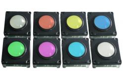 China IP65 static 38mm Mechanical Trackball Module with touch changeable chameleon backlight supplier