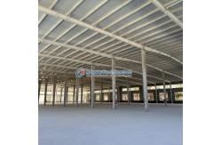 China Galvanized Or Painted Surface Customized Steel Structure Warehouse For Construction supplier