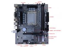 China Computer PC Motherboard 12th 13th 14th GEN Intel DDR4 Supported Matx Mainboard supplier