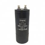 High quality CD136 Screw Terminal Aluminium Electrolytic Capacitor 160V 4700UF for sale