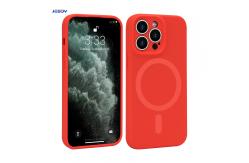 China Shockproof Magsafe Phone Case Silicone Mobile Cover For IPhone And Samsung S24 supplier