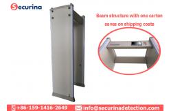 China Walk Through Magnetometer Metal Detector Gate Security Check With 6 LED Display supplier