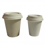 Disposable Sugarcane Bagasse Cups , 2oz 4oz Biodegradable Drinking Cups With Lid for sale