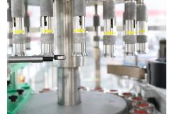 China Long Life Round Bottle Labeling Machine , Glass PET Bottle Labeller Packing Machine supplier