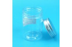 China Peanut 170 Ml Plastic Screw Jars With Aluminum Sliver Cap supplier