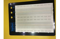 China 1680 Points White Electronic solderless breadboard & prototyping board with metal plate supplier