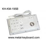 Metal Access Kiosk Digital Stainless Steel Keyboard with trackball for sale