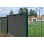 5mm Plastic Slat Triangle Bending Fence Powder Coated for sale