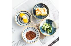 China 4 Plates Ceramic Dinnerware Set With Simple Design And Customer Logo supplier