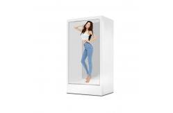 China 75 Inch White Interactive 3D Holographic Touch Screen LCD Showcase Box supplier