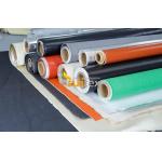 Double Silicone Coated 100% Fiberglass Fabrics 17mils Thickness for sale
