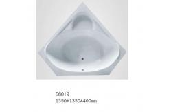 China Corner Acrylic Drop-in Bathtub  Anti - Skid Easier Cleaning 1400*1400*400mm supplier