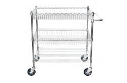 China Chrome Plated Home Wire Shelving For Sundries 20mm Wire Gap supplier