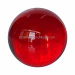 100mm Large Clear Acrylic Sphere Customized Plastic Transparent Red Acrylic Ball for sale
