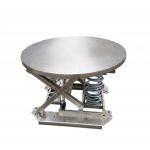 2 Ton 2000kg 4000 Lb Turntable-Top Electric Stationary Lift Tables Spring Loaded Pallet Lift Tables for sale