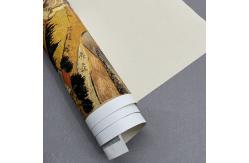 China Aqueous Matt 100% Cotton Canvas Roll For Inkjet Printing Blank Canvas supplier
