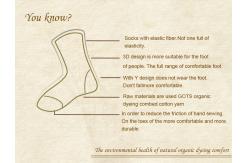 China To sample processing custom GOTS organic cotton baby socks, children socks supplier