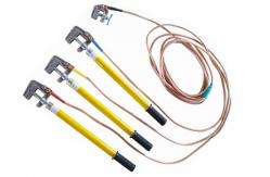 China Customized Transmission Line Tool Grounding Stick for 25 / 50mm² Copper Wire supplier